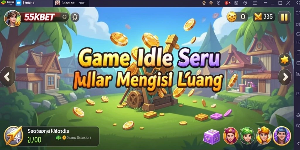 Tampilan gameplay 55KBET yang menarik dan adiktif.