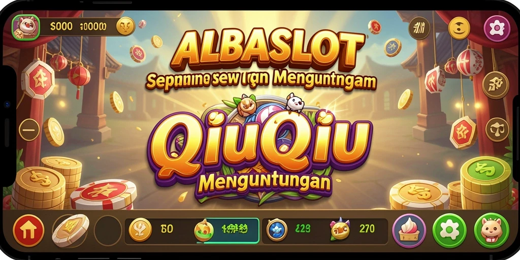 Tampilan gameplay QiuQiu yang seru di ALBASLOT.