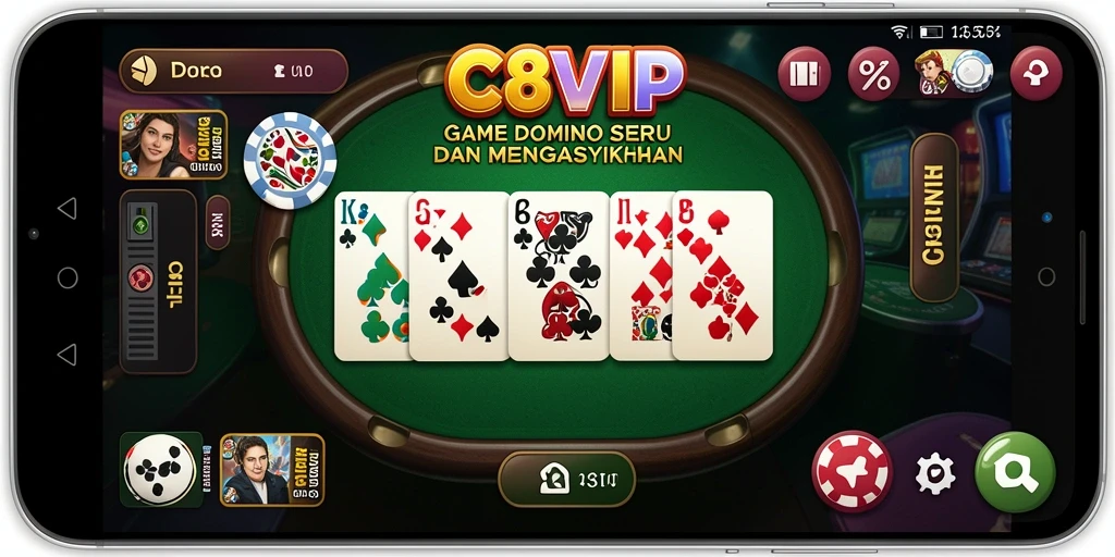 Gameplay Domino C8VIP yang menarik dan seru