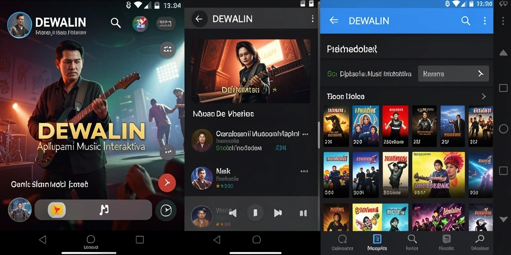 Screeshot gameplay DEWALIN menampilkan pengalaman bermain musik yang interaktif.