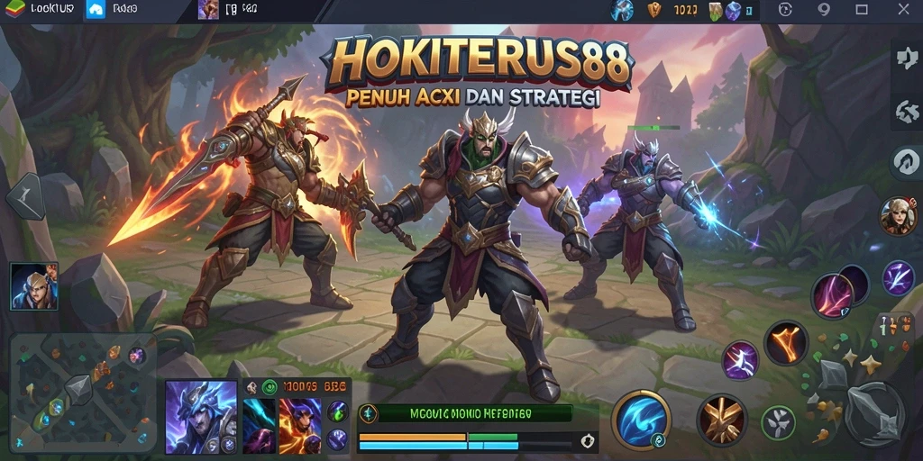 Tampilan gameplay HOKITERUS88 yang seru dan mendebarkan.