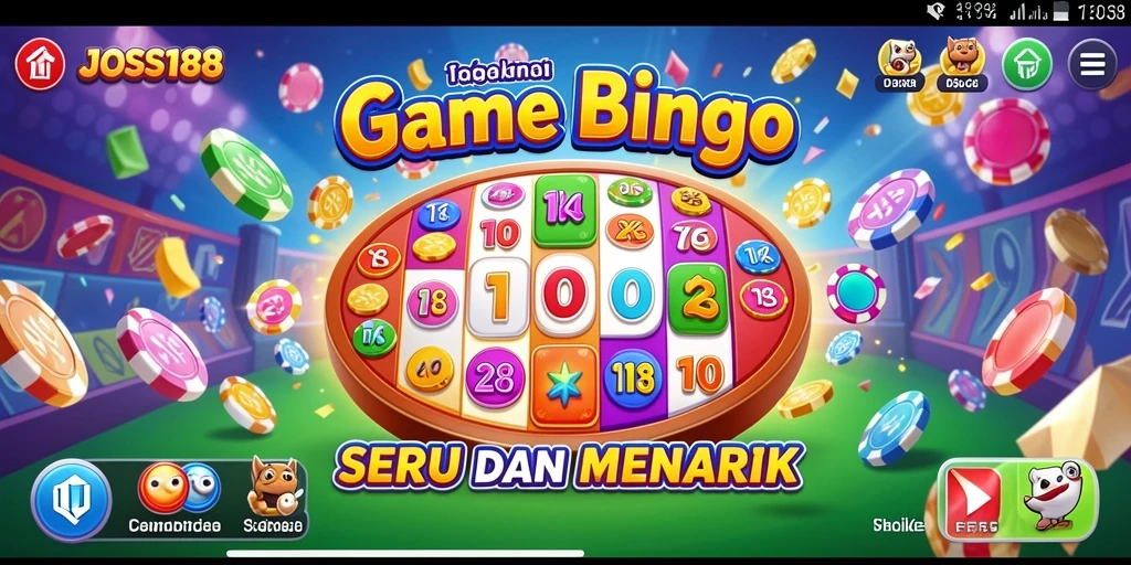 Screenshot gameplay JOSS188 menunjukkan suasana Bingo yang mengasyikkan.