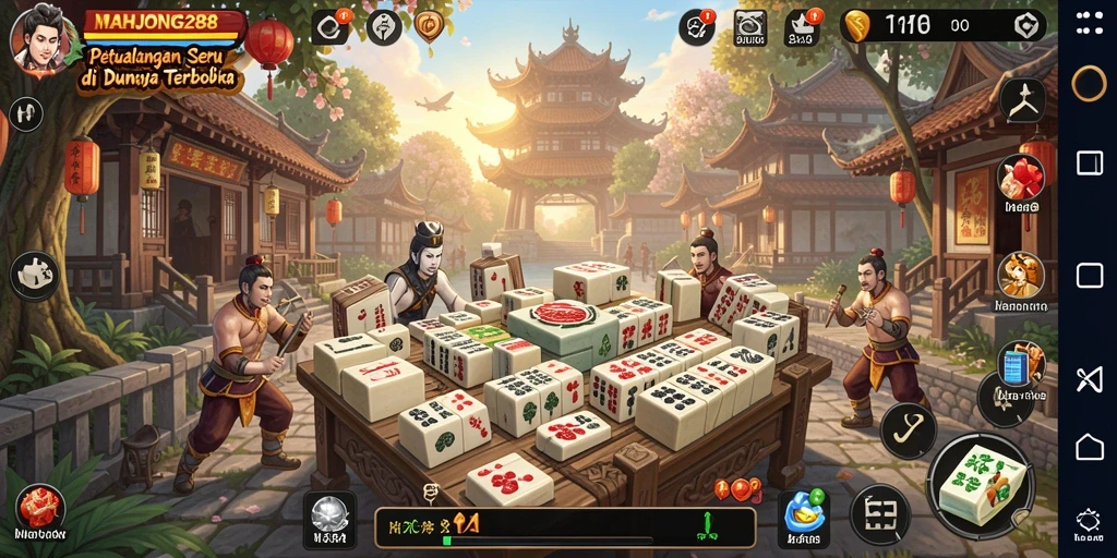 Tampilan menakjubkan dari gameplay MAHJONG288 dalam dunia terbuka.