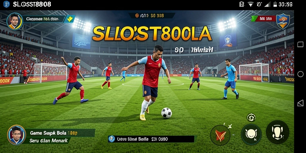 Tampilan permainan sepak bola SLOST8808 yang menarik dan mendebarkan.