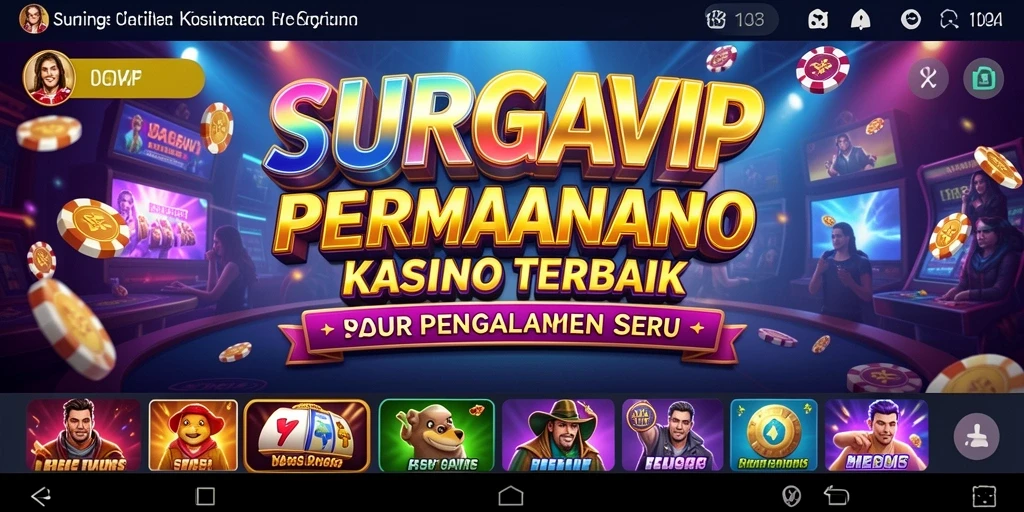 Tampilan screenshot SURGAVIP menunjukkan keseruan permainan Kasino.