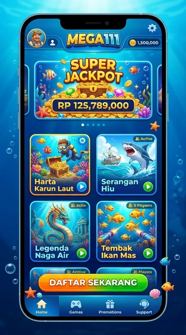 Proses pencarian aplikasi di mega111 yang cepat dan efisien.