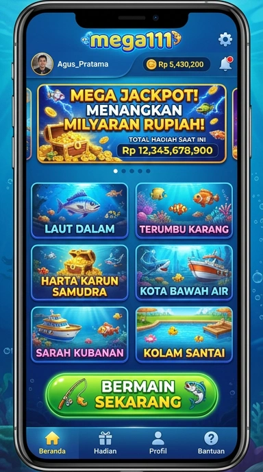 Halaman detail aplikasi di mega111 dengan informasi lengkap.